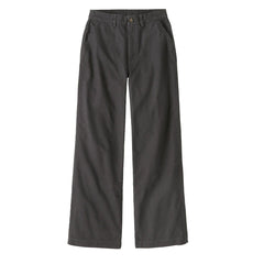Patagonia Womens Point Reyes Canvas Wide-Leg Pants Ink Black - Parasol Store
