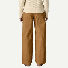 Patagonia Womens Point Reyes Canvas Wide-Leg Pants Nest Brown - Parasol Store