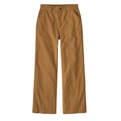 Patagonia Womens Point Reyes Canvas Wide-Leg Pants Nest Brown - Parasol Store