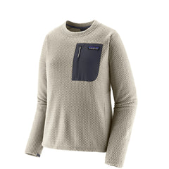 Patagonia Womens R1 Air Fleece Crewneck Birch White
