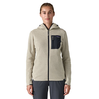 Patagonia Womens R1 Air Fleece Full-Zip Hoody Wool White - Parasol Store