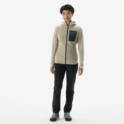 Patagonia Womens R1 Air Fleece Full-Zip Hoody Wool White - Parasol Store