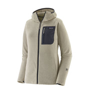Patagonia Womens R1 Air Fleece Full-Zip Hoody Wool White - Parasol Store