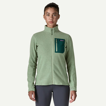 Patagonia Womens R1 Air Fleece Jacket Ellwood Green - Parasol Store