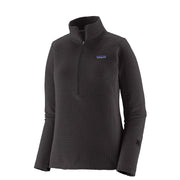 Patagonia Womens R1 Air Fleece Zip-Neck Black - Parasol Store