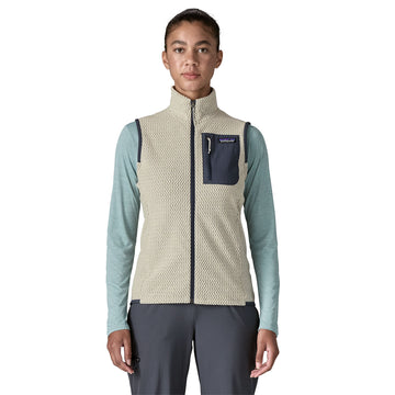Patagonia Womens R1 Air Fleece Vest Wool White - Parasol Store