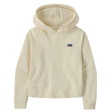 Patagonia Womens Regenerative Organic Certified Cotton Essential Hoody Wool White