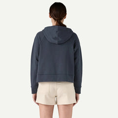 Patagonia Womens Regenerative Organic Certified Cotton Essential Hoody Wool White - Parasol Store