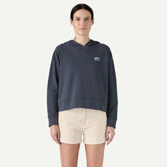 Patagonia Womens Regenerative Organic Certified Cotton Essential Hoody Wool White - Parasol Store