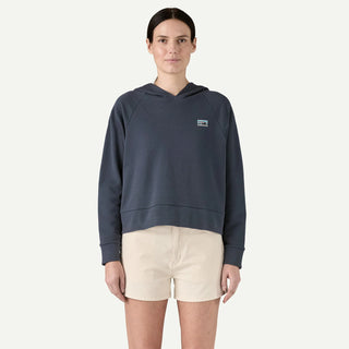 Patagonia Womens Regenerative Organic Certified Cotton Essential Hoody Wool White