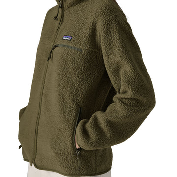 Patagonia Womens Retro Pile Fleece Jacket Basin Green