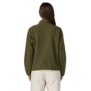 Patagonia Womens Retro Pile Fleece Jacket Basin Green