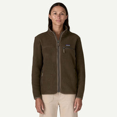 Patagonia Womens Retro Pile Fleece Jacket Otter Brown - Parasol Store