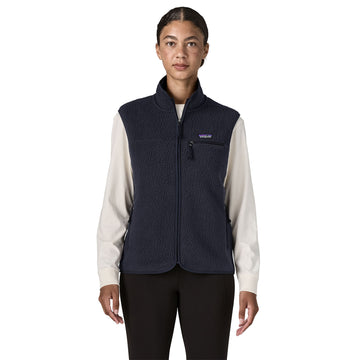 Patagonia Womens Retro Pile Fleece Vest Sunken Blue