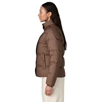 Patagonia Womens Silent Down Jacket Berm Brown