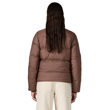 Patagonia Womens Silent Down Jacket Berm Brown