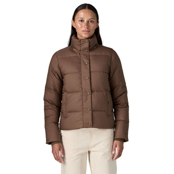 Patagonia Womens Silent Down Jacket Berm Brown
