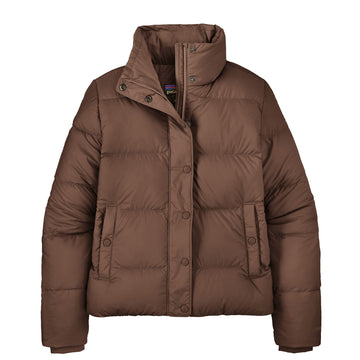 Patagonia Womens Silent Down Jacket Berm Brown