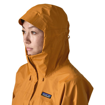 Patagonia Womens Torrentshell 3L Rain Jacket Cinnamon Brown