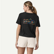 Patagonia Womens Unity Fitz Easy-Cut Responsibili-Tee Ink Black - Parasol Store