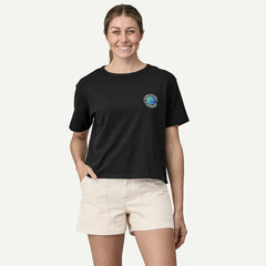Patagonia Womens Unity Fitz Easy-Cut Responsibili-Tee Ink Black - Parasol Store