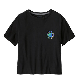 Patagonia Womens Unity Fitz Easy-Cut Responsibili-Tee Ink Black - Parasol Store