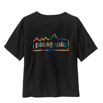 Patagonia Womens Unity Fitz Easy-Cut Responsibili-Tee Ink Black - Parasol Store