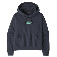 Patagonia Womens '95 Oval Logo Daily Hoody Smolder Blue Moon Tripper - Parasol Store