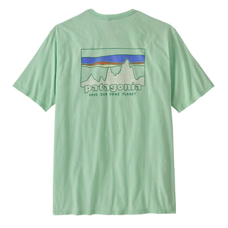 Patagonia '73 Skyline Organic T-Shirt Rinsed Green - Parasol Store