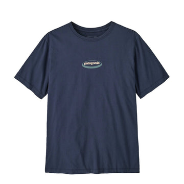 Patagonia '95 Oval Logo T-Shirt New Navy Kaleido - Parasol Store
