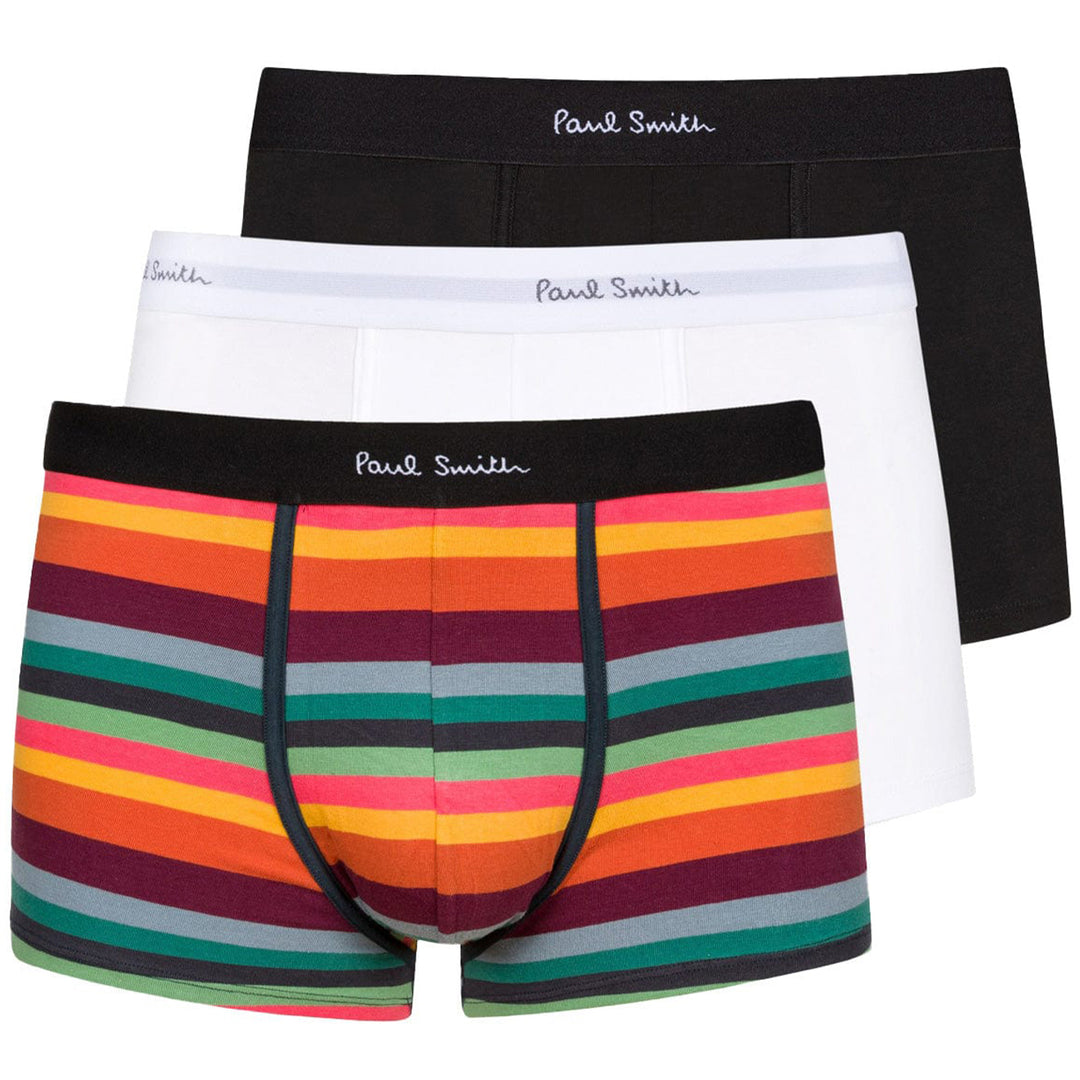 Paul Smith 3 Pack Trunk Black / Green Stripe / White - Parasol Store