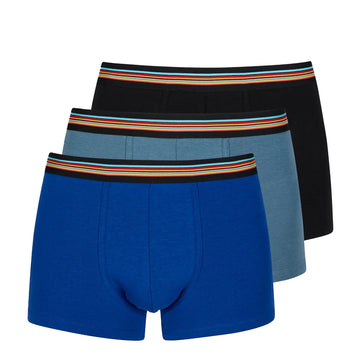 Paul Smith 3 Pack Trunks Mix Blue Multicolour - Parasol Store