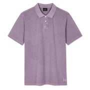 Paul Smith Acid Wash Cotton Polo Shirt Purple - Parasol Store