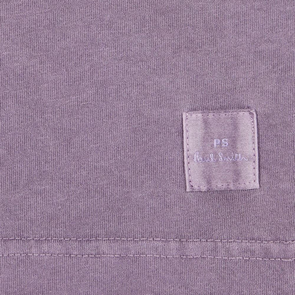 Paul Smith Acid Wash Cotton Polo Shirt Purple - Parasol Store