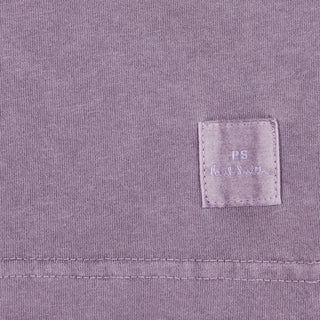 Paul Smith Acid Wash Cotton Polo Shirt Purple - Parasol Store