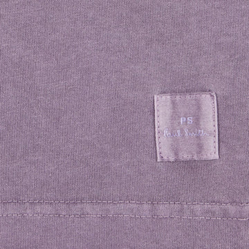 Paul Smith Acid Wash Cotton Polo Shirt Purple - Parasol Store