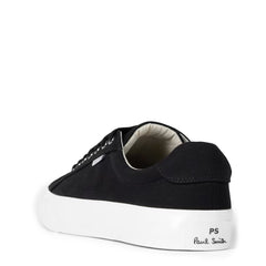 Paul Smith Amos Canvas Trainers Black - Parasol Store