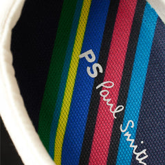 Paul Smith Amos Canvas Trainers Ecru - Parasol Store