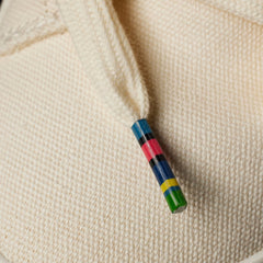 Paul Smith Amos Canvas Trainers Ecru - Parasol Store
