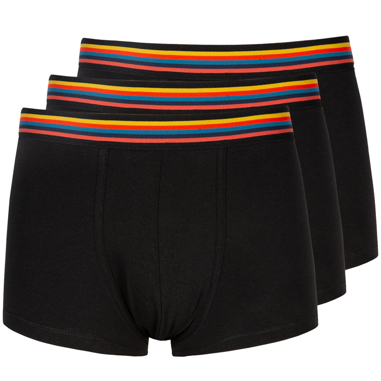 Paul Smith Artist Stripe Boxer Briefs 3 Pack Black - Parasol Store