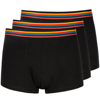 Paul Smith Artist Stripe Boxer Briefs 3 Pack Black - Parasol Store