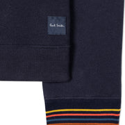 Paul Smith Artist Stripe Cuff Long-Sleeve Lounge Top Navy - Parasol Store