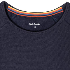 Paul Smith Artist Stripe Cuff Long-Sleeve Lounge Top Navy - Parasol Store