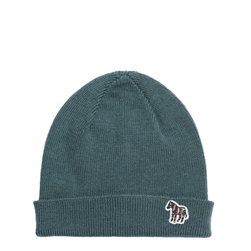 Paul Smith Beanie Zebra Petrol Green - Parasol Store