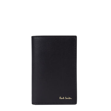 Paul Smith Bi-Fold Leather Wallet Black