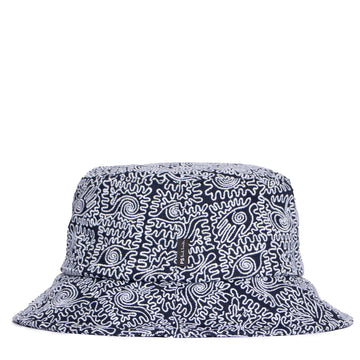 Paul Smith Bucket Hat Arabi Emb Navy - Parasol Store