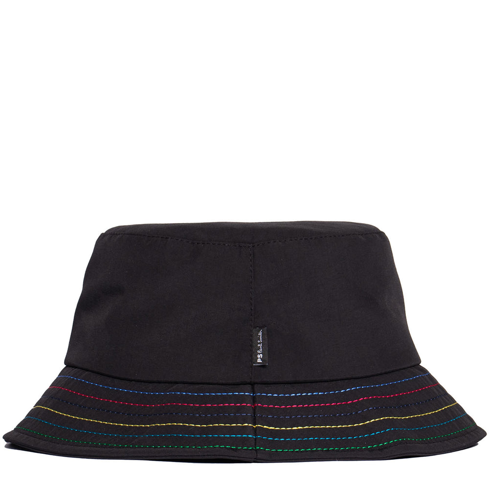 Paul Smith Bucket Hat PS Stitch Black - Parasol Store