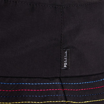 Paul Smith Bucket Hat PS Stitch Black - Parasol Store