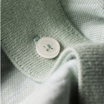 Paul Smith Button Front Polo Light Green - Parasol Store