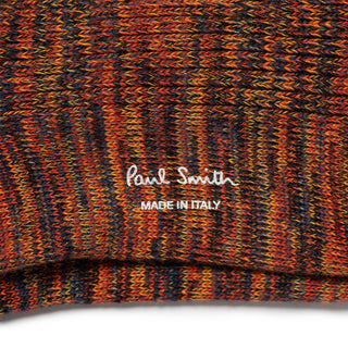 Paul Smith Chunky Marl Twist Cotton-Blend Socks Black - Parasol Store